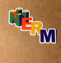 Load image into Gallery viewer, nermtendo sticker
